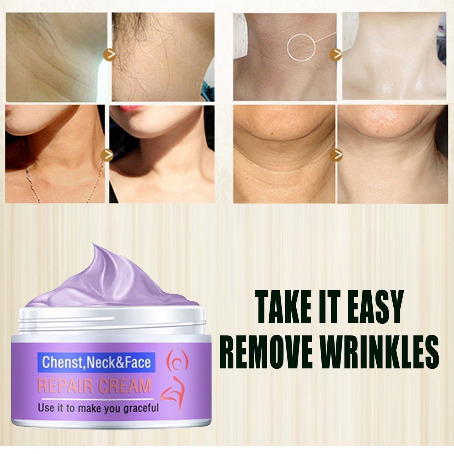 Instant Firmly Neck Face Cream Moisturizing Lifting Firming Nourishing Anti Wrinkle Whitening Cream - SHOPPING YARD