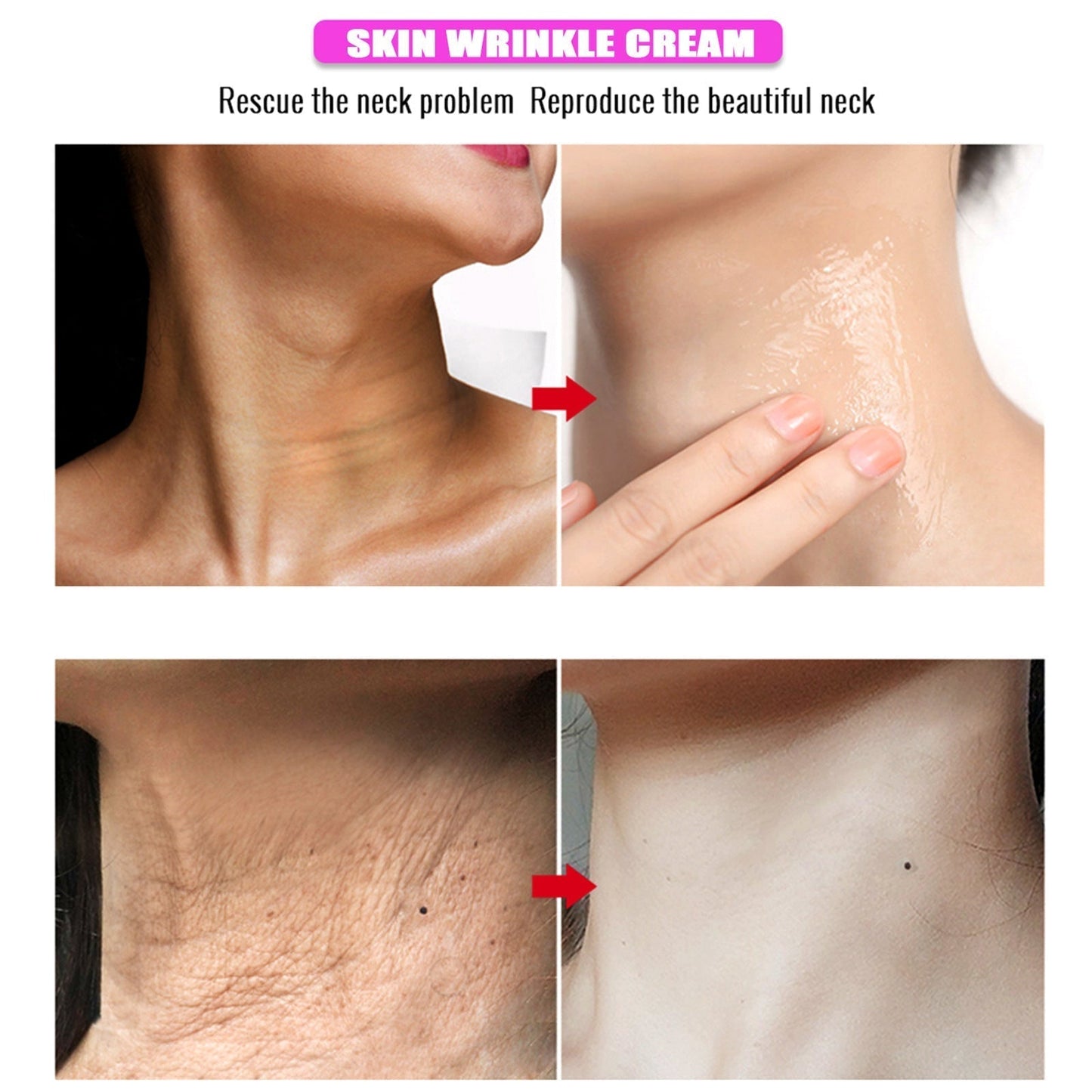 Instant Firmly Neck Face Cream Moisturizing Lifting Firming Nourishing Anti Wrinkle Whitening Cream - SHOPPING YARD