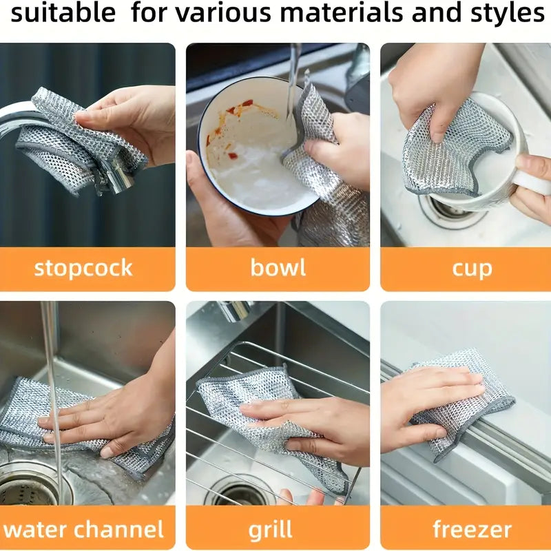 Multipurpose Wire Dishwashing Rags ( Pack Of 20)