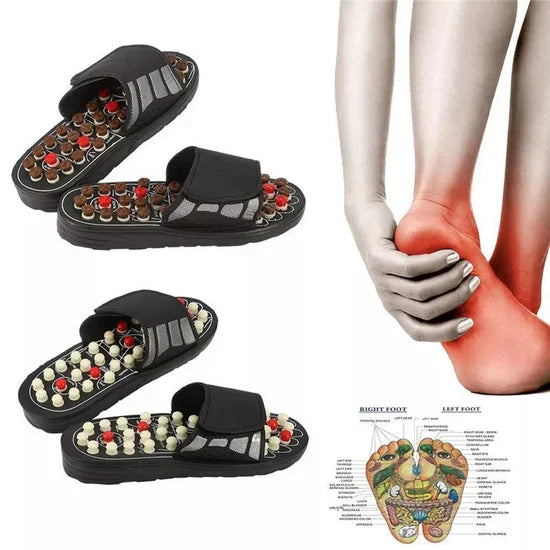 Sugar Patients Acupressure Slippers Foot Therapy Massager