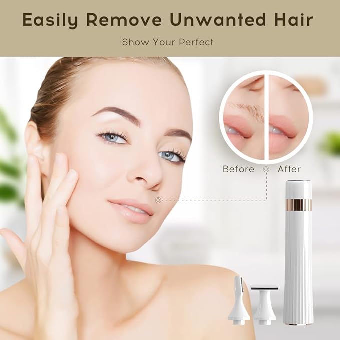 Ladies barber set 3-in-1 multifunctional shaver full-body shaver electric eyebrow trimmer washable hair removal - SHOPPING YARD