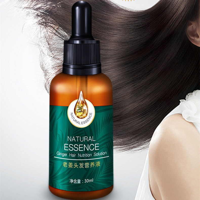 Hair Fast Growth Hair Care Essential Oil Natural Ginger Hairs Regrowth Products Serum - SHOPPING YARD