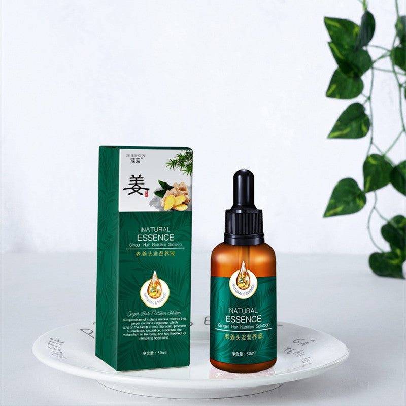 Hair Fast Growth Hair Care Essential Oil Natural Ginger Hairs Regrowth Products Serum - SHOPPING YARD