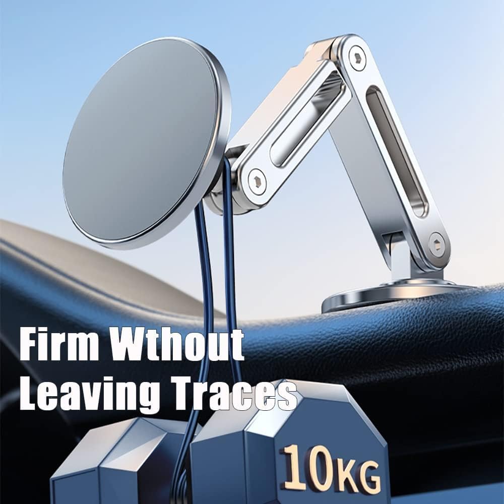 360° Magnetic Car Phone Holder – Rotating Metal Aluminum Alloy Mount