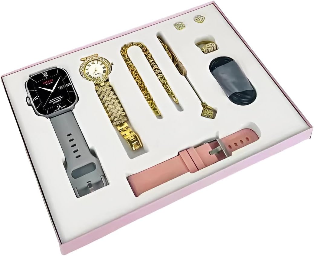 7-in-1 Smart Watch Gift Set for Women