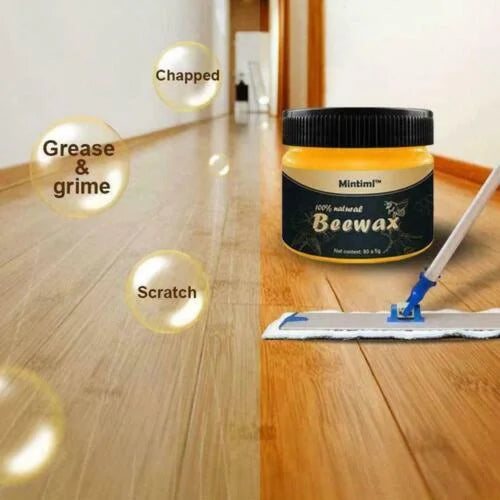 A Fresh deal Beewax spray (120ml) + Beewax 85g(wax) + sponge Beeswax Furniture Polish and Cleaner