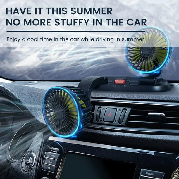 Double Headed Vehicle Fan (CIC922)