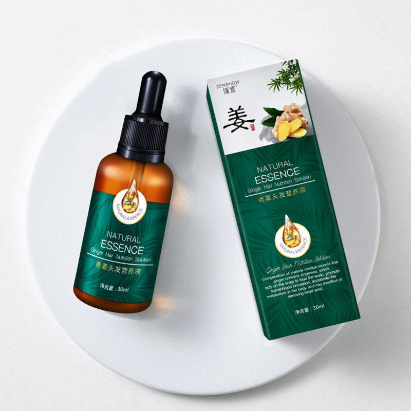 Hair Fast Growth Hair Care Essential Oil Natural Ginger Hairs Regrowth Products Serum - SHOPPING YARD