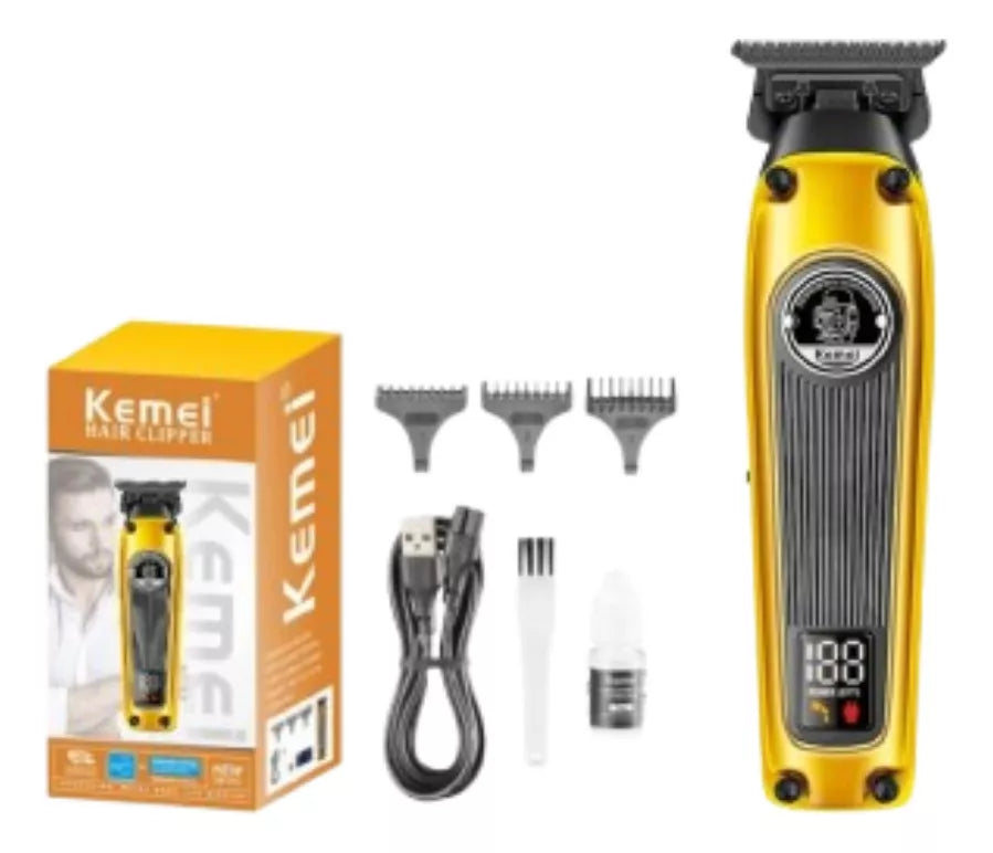Cordless Electric Hair Clipper Professional USB Rechargeable Hair Clipper - SHOPPING YARD