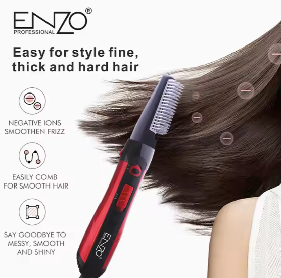 Electric Hair Dryer Comb Straightener 2 Speed Blower Hot Air Brush Anti-ironing 3 in1 Salon Multi-function Curler Styling Tools - SHOPPING YARD