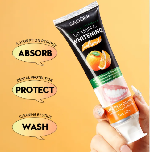 Vitamin C Whitening Toothpaste (100g) – For a Radiant, Healthy Smile - SHOPPING YARD