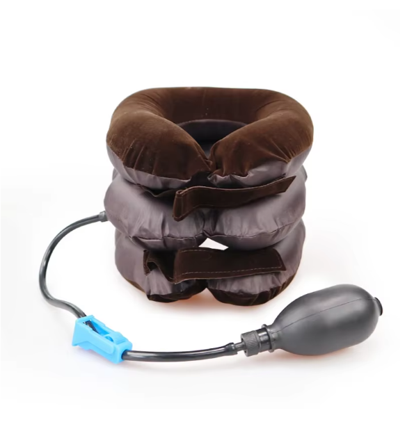 Inflatable Neck Cervical Vertebra Traction Soft Neck Tractor Pillow Relieve Headache Head Back Shoulder Neck Pain - SHOPPING YARD