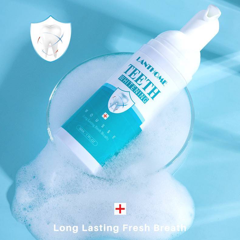 Teeth Whitening Toothpaste Foam Baking Soda Toothpaste Mousse Stains Removal - SHOPPING YARD