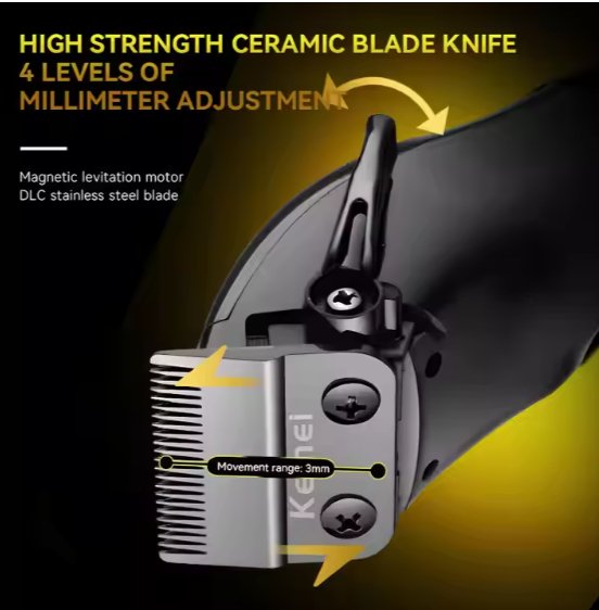 Kemei Hair Clippers for Men - Professional Rechargeable Barber Clippers - SHOPPING YARD