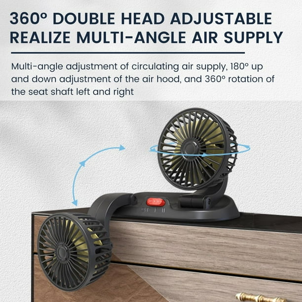 Double Headed Vehicle Fan (CIC922)