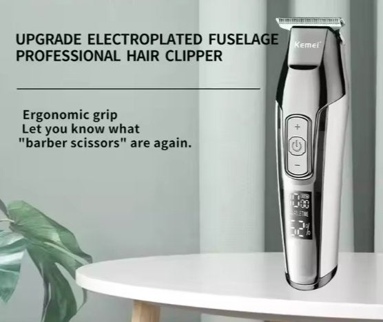 Kemei Professional Hair Trimmer for Men | Beard Grooming & Hair Clipper - SHOPPING YARD