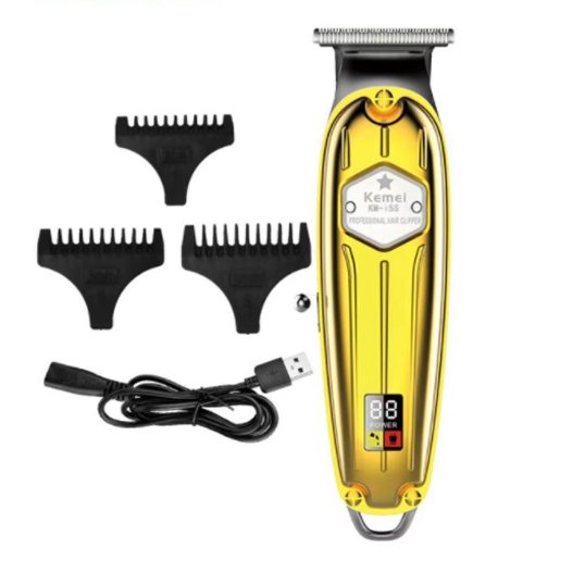 Kemei 1973 Pro Full Metal Hair Trimmer Professional Beard Trimmer For Men Electric Clipper - SHOPPING YARD