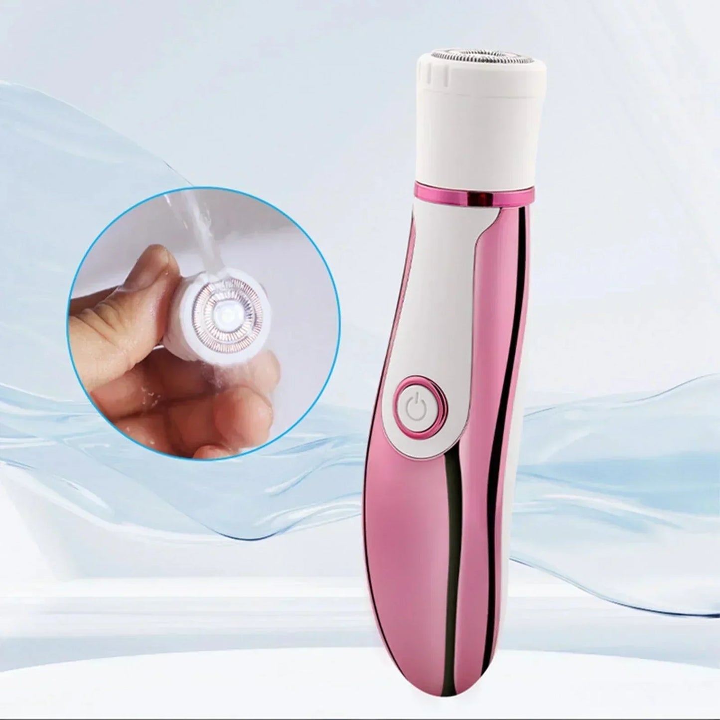 Women Epilators Electric Razor Shaver for Women,4 in 1 Painless Body Trimmer and Facial Hair Remover, Rechargeable Led Display - SHOPPING YARD
