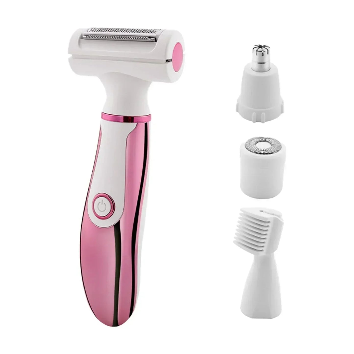 Women Epilators Electric Razor Shaver for Women,4 in 1 Painless Body Trimmer and Facial Hair Remover, Rechargeable Led Display - SHOPPING YARD