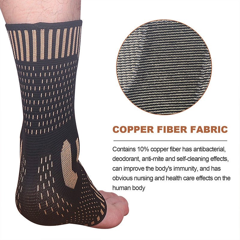 Copper Ion Ankle Support Basketball Running Climbing Sports Protective Gear - SHOPPING YARD