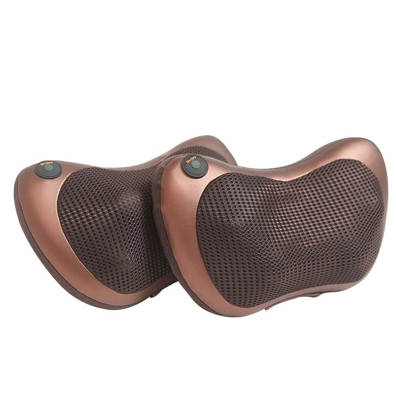 Head Massager Car Home Cervical Shiatsu Massage Neck Back Waist Body Electric Multifunctional Massage Pillow Cushion - SHOPPING YARD