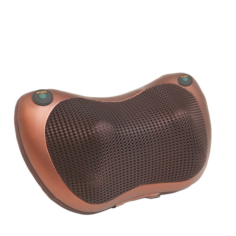 Head Massager Car Home Cervical Shiatsu Massage Neck Back Waist Body Electric Multifunctional Massage Pillow Cushion - SHOPPING YARD