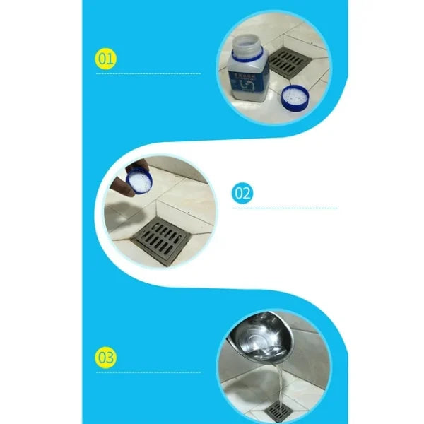 Multipurpose Drain Cleaner β Powerful Pipeline Dredging Agent For Kitchen Sink & Bathroom | Odor Removal & Clog Dissolver