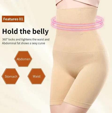 Shapewear for Women High Waist Trainer Panties Slimming Sheath Tummy Control Hip Butt Lifter Shorts Ladies Mid Thigh Body Shaper - SHOPPING YARD