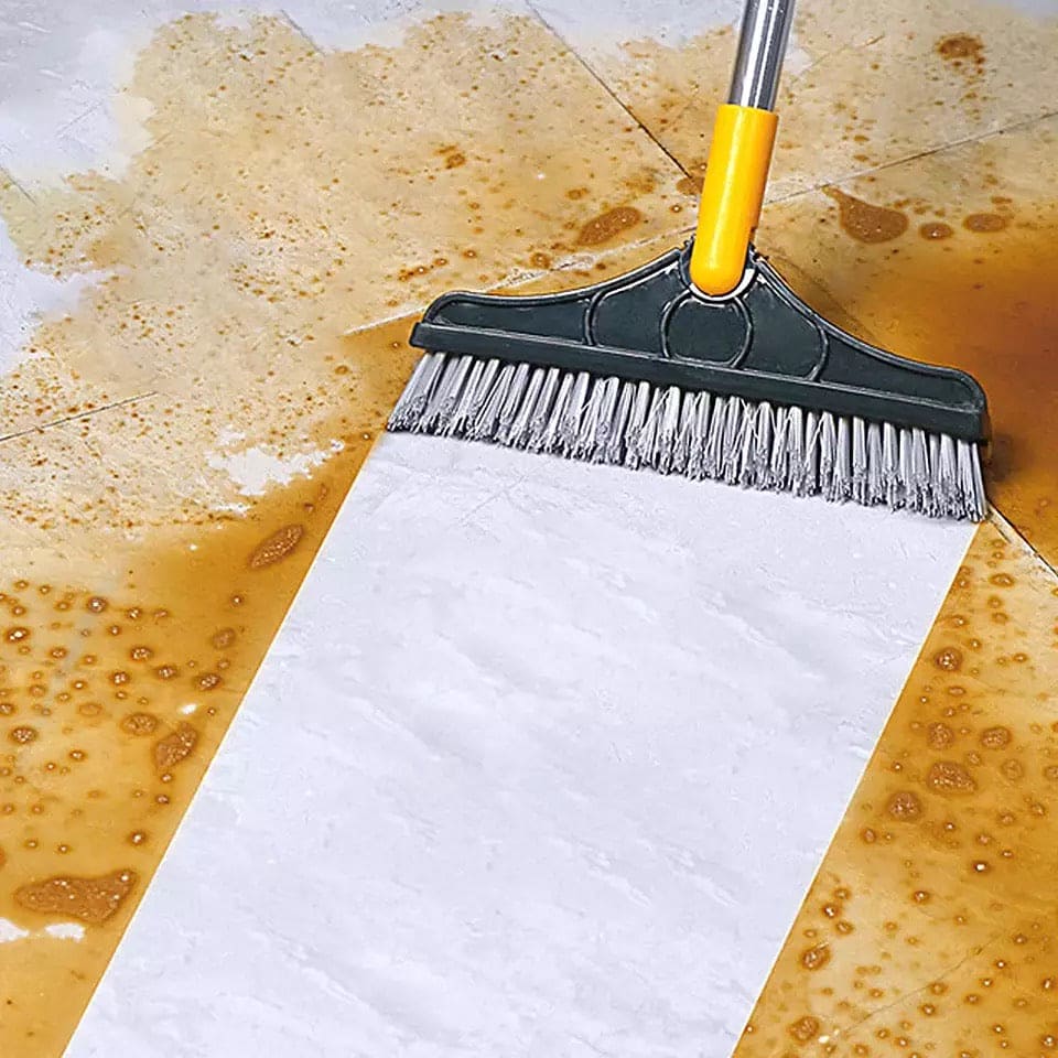 2 in 1 Cleaning Brush with Wiper