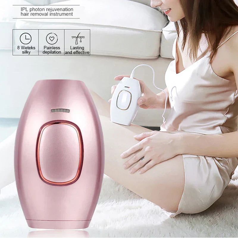 IPL Hair Removal Laser Epilator – Permanent Painless Hair Removal for Women, Portable & Efficient for Face, Body, Bikini Area - SHOPPING YARD