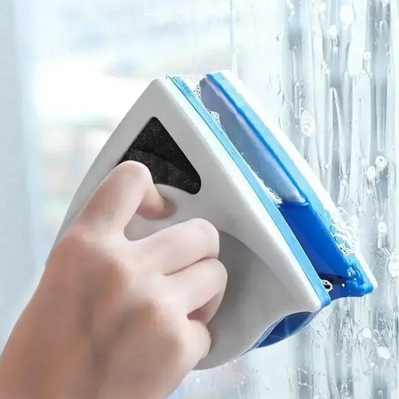 Wipe Glass Artifact Double-layer Strong Magnetic Glass Wiper Cleaning Tool