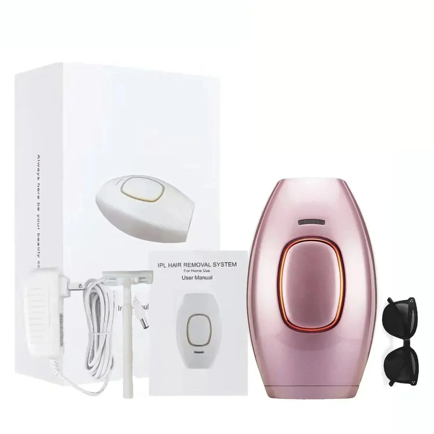IPL Hair Removal Laser Epilator – Permanent Painless Hair Removal for Women, Portable & Efficient for Face, Body, Bikini Area - SHOPPING YARD