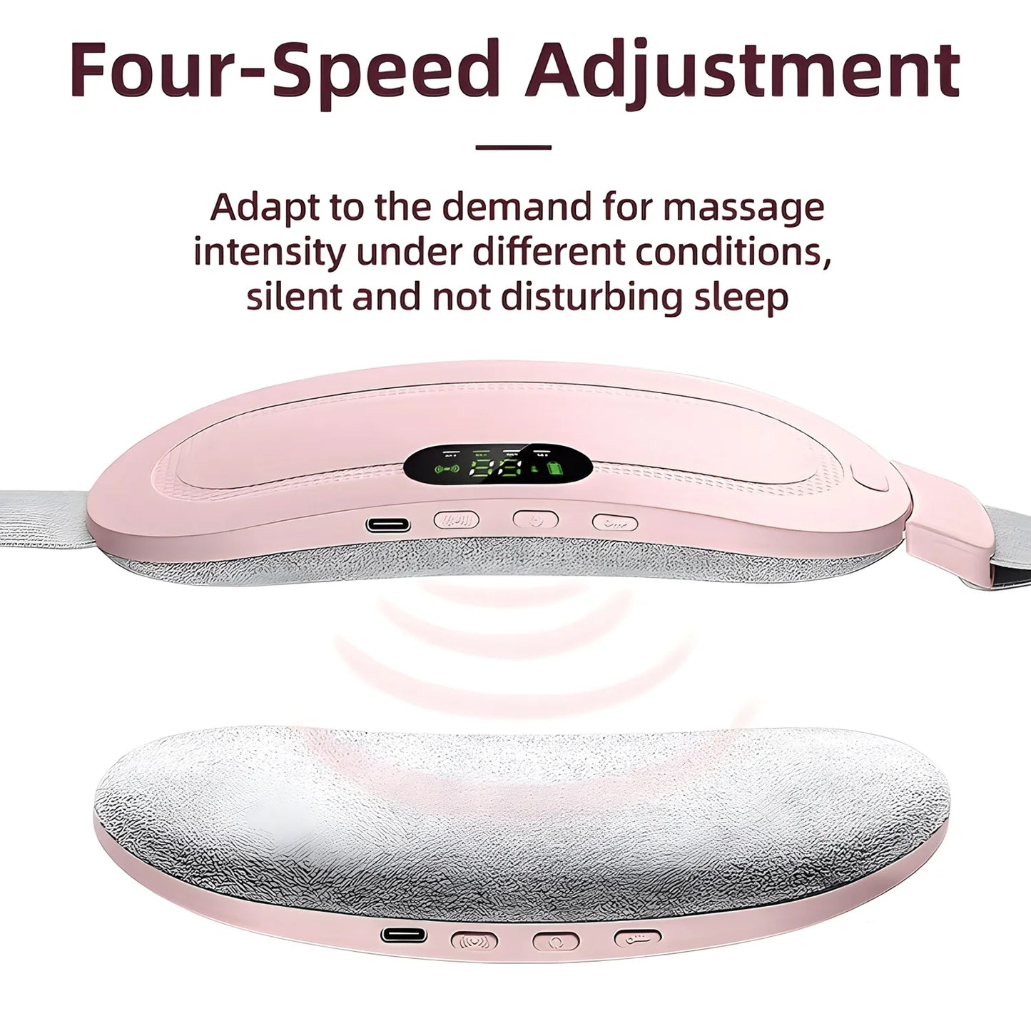 Portable Heating Pad Menstrual Heating Massager Belt Abdominal Belt Period Relief Thermal Massager Belly Warm Palace Belt - SHOPPING YARD