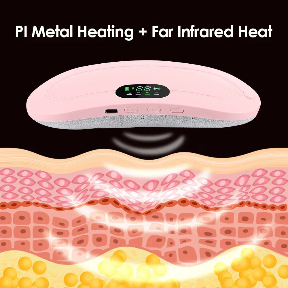 Portable Heating Pad Menstrual Heating Massager Belt Abdominal Belt Period Relief Thermal Massager Belly Warm Palace Belt - SHOPPING YARD
