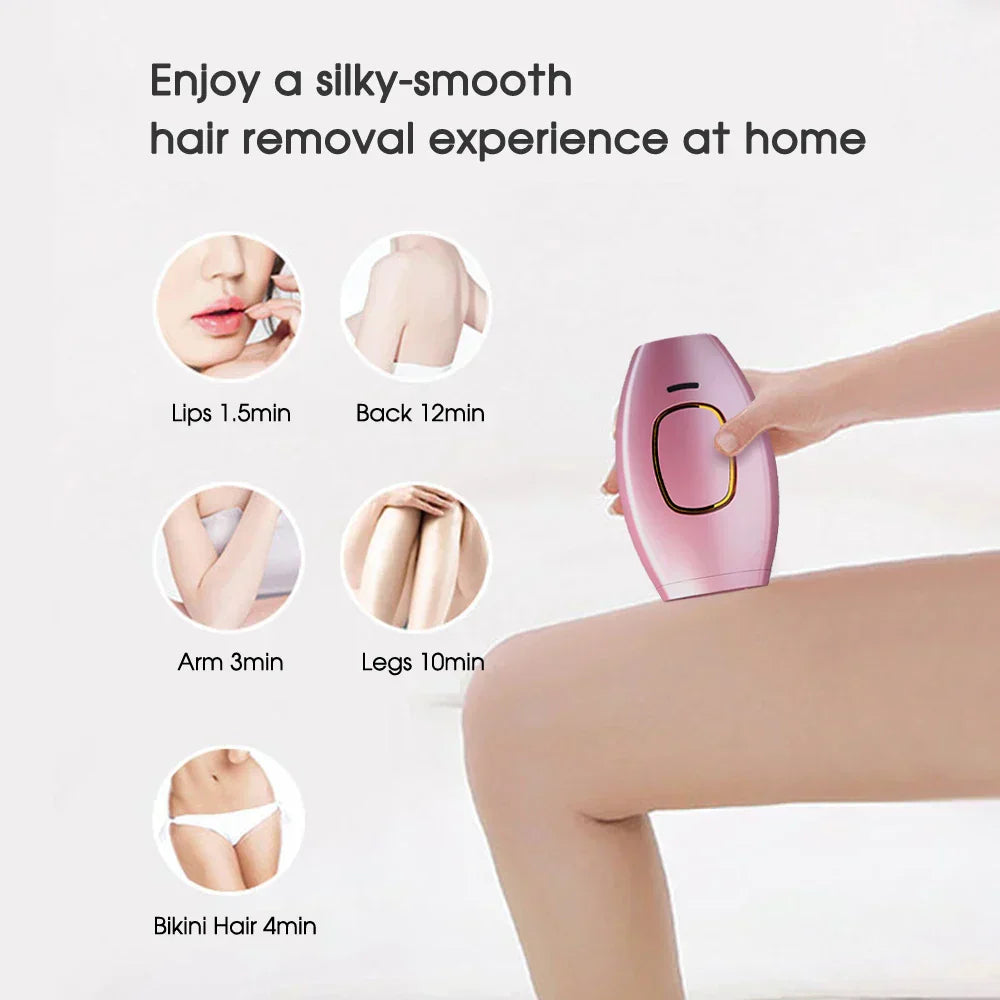 IPL Hair Removal Laser Epilator – Permanent Painless Hair Removal for Women, Portable & Efficient for Face, Body, Bikini Area - SHOPPING YARD