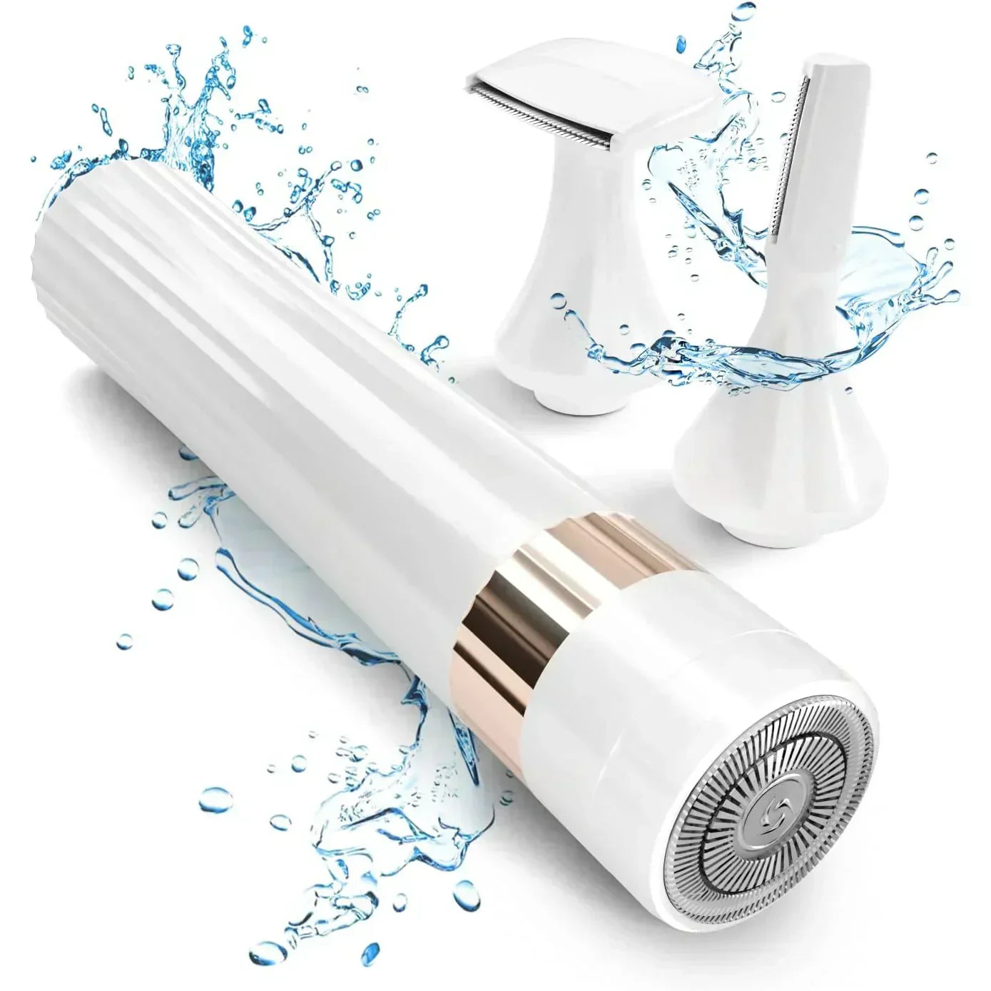 Ladies barber set 3-in-1 multifunctional shaver full-body shaver electric eyebrow trimmer washable hair removal - SHOPPING YARD