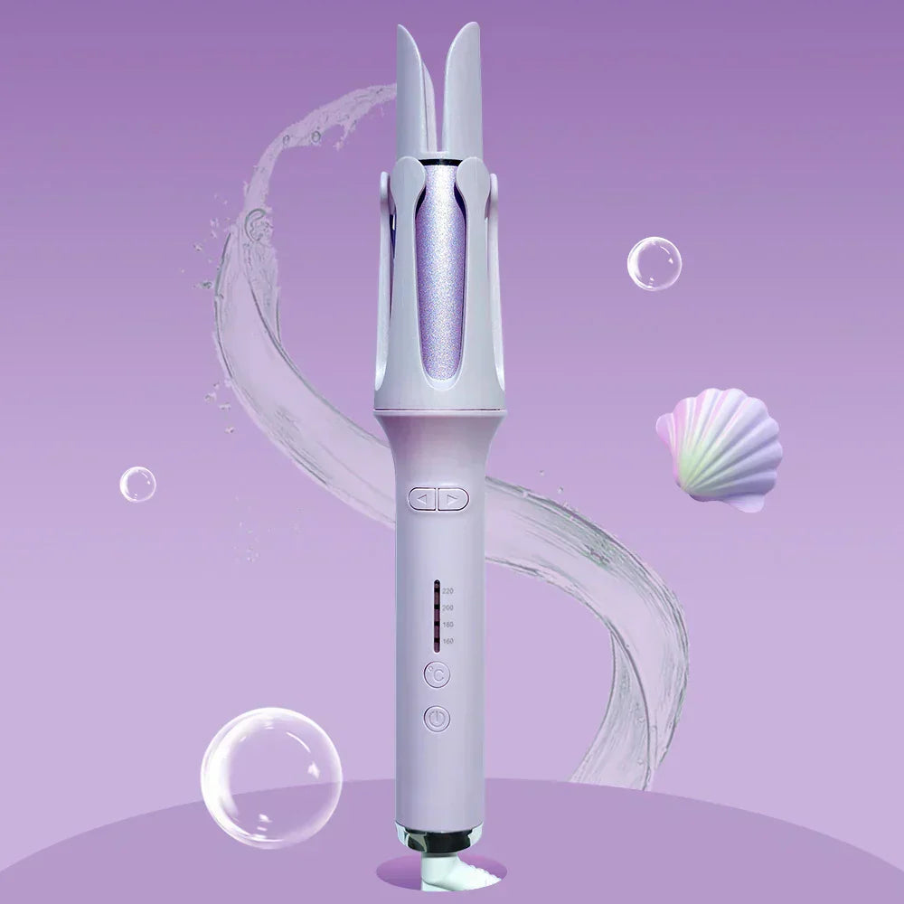 Automatic Hair Curling Iron Anti-tangle Hair Curler 32mm Long Barrel Ceramic Hair Curling Iron with Adjustable for Women for Diy - SHOPPING YARD