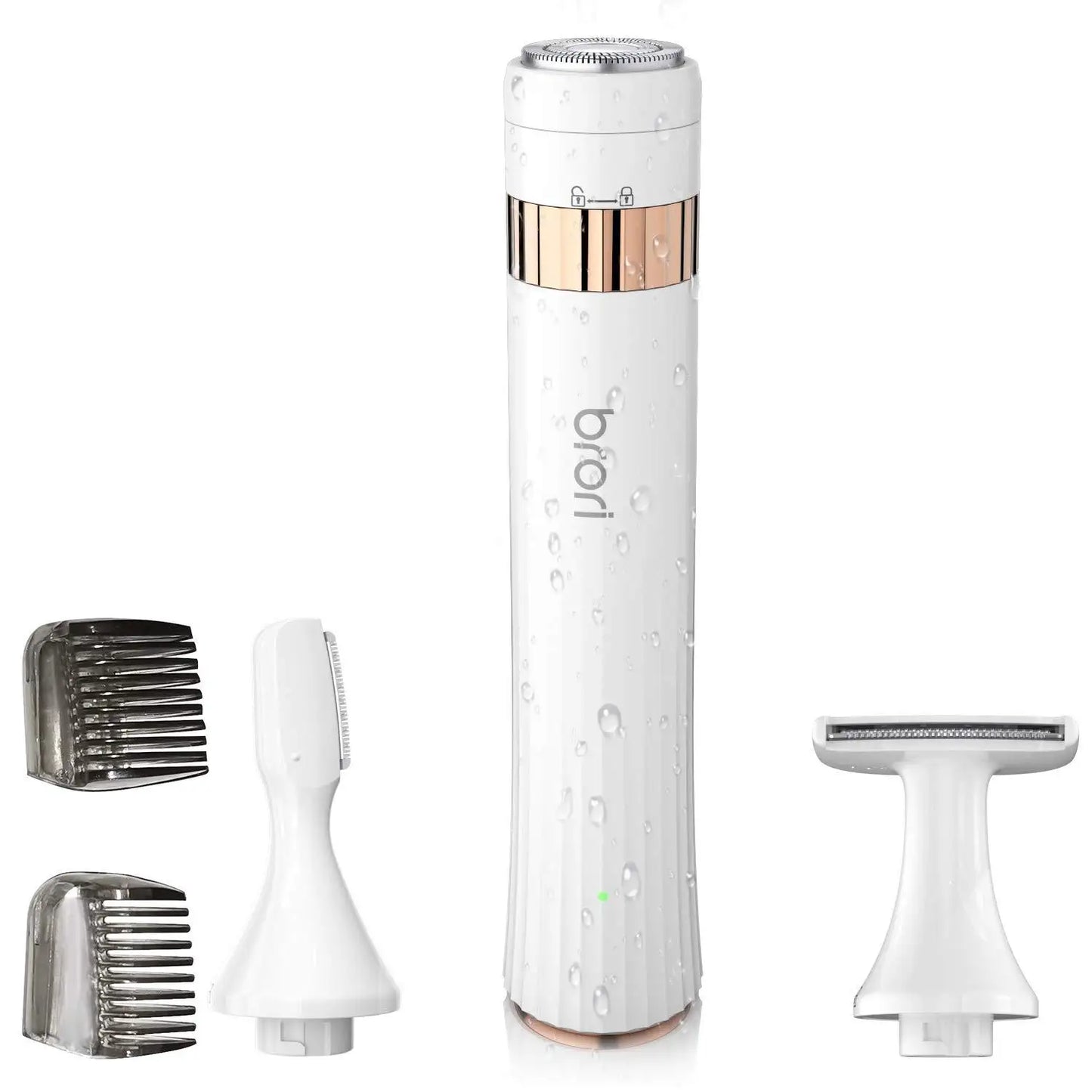 Ladies barber set 3-in-1 multifunctional shaver full-body shaver electric eyebrow trimmer washable hair removal - SHOPPING YARD