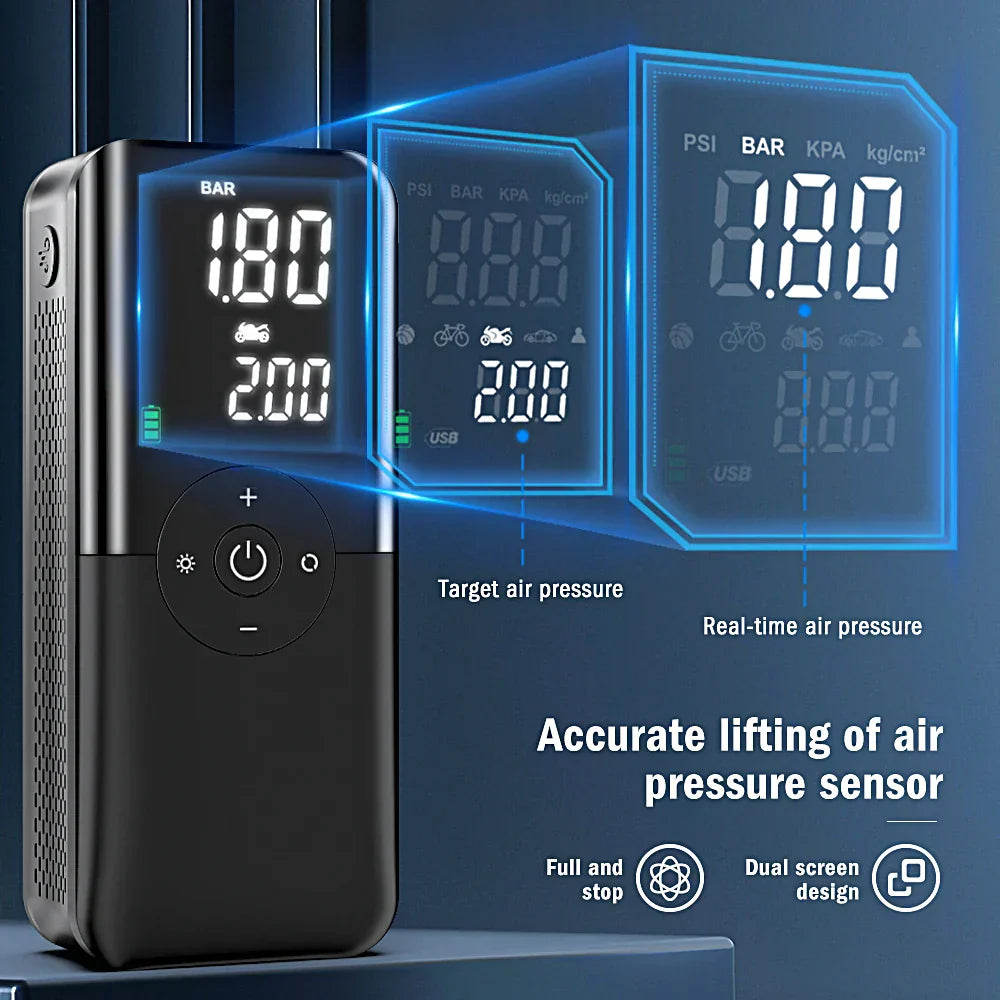 Portable Electric Air Pump – Fast Inflation, Compact and Powerful
