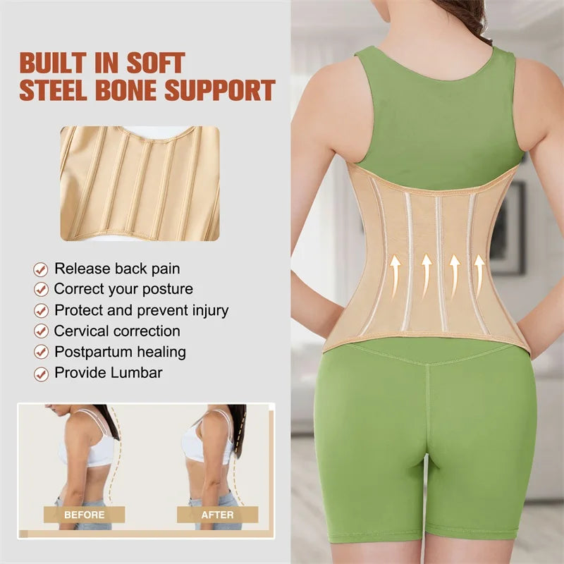 Shapewear for Women High Waist Trainer Panties Slimming Sheath Tummy Control Hip Butt Lifter Shorts Ladies Mid Thigh Body Shaper - SHOPPING YARD