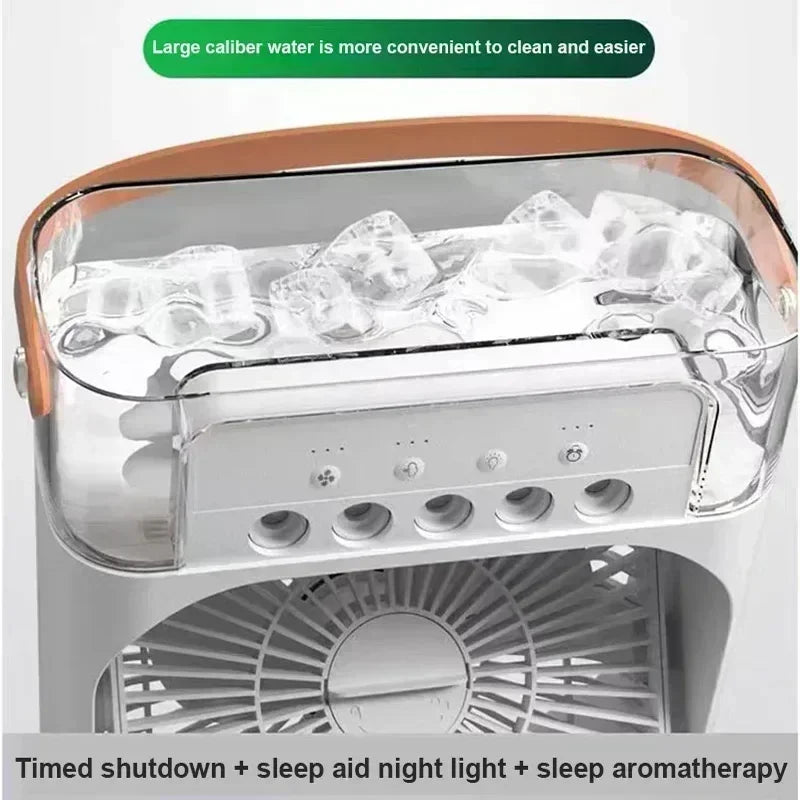 Portable Fan Air Conditioners USB Electric Cooling Fan With Ice