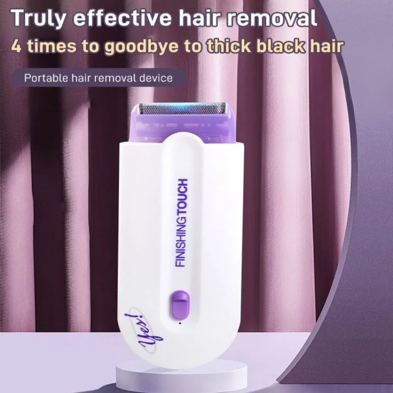 Women's Portable Mini Electric Hair Removal Device USB Charging Non Skin Damaging Intelligent Hair Removal Device - SHOPPING YARD