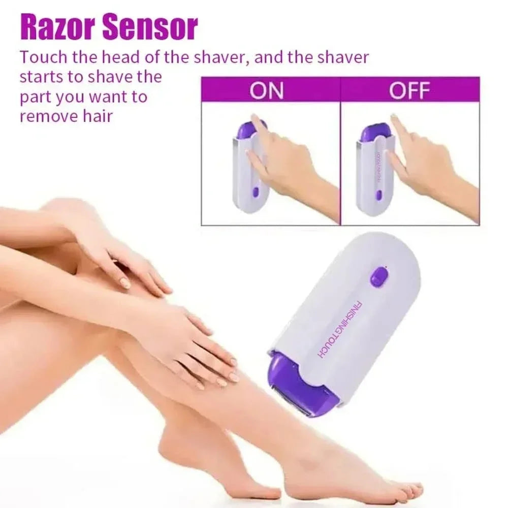Women's Portable Mini Electric Hair Removal Device USB Charging Non Skin Damaging Intelligent Hair Removal Device - SHOPPING YARD