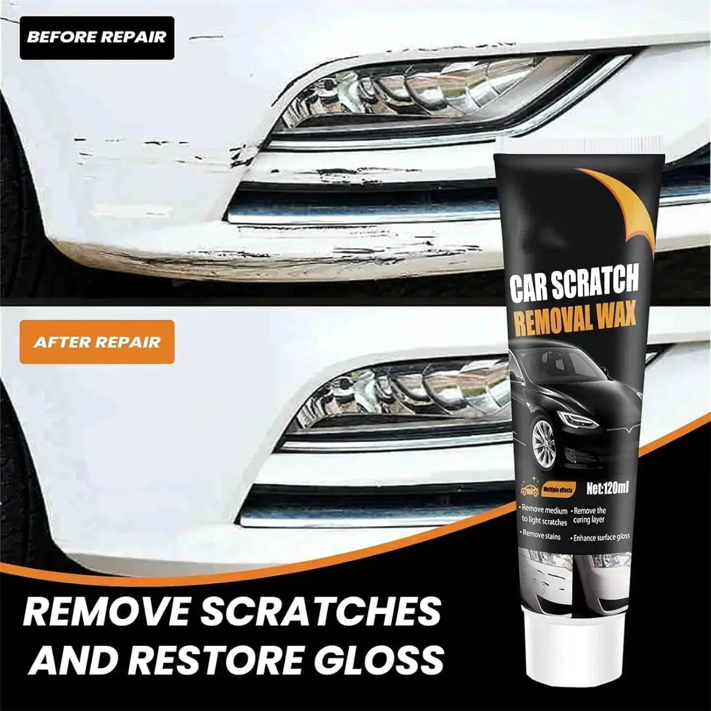 Car Scratch Remover – Instant Auto Paint Repair, Swirl and Scratch Fix