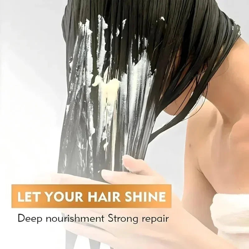 Keratin Hair Mask Hair Conditioner Deep Conditioning Hair Mask Nourishing Hair Mask for Dry & Damaged Hair - SHOPPING YARD