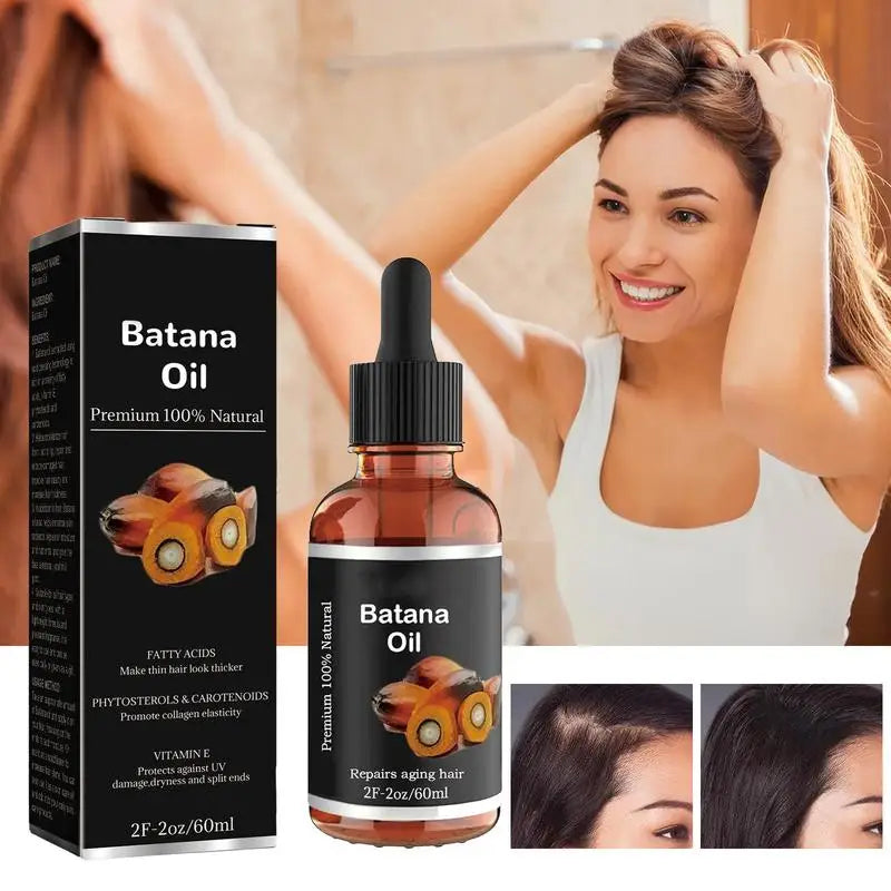 Natural Pure Batana Oil For Hair Growth Batana Oil Hair Oil Hair Loss Organic Batana Oil Hair Growth For Black Men & Women - SHOPPING YARD
