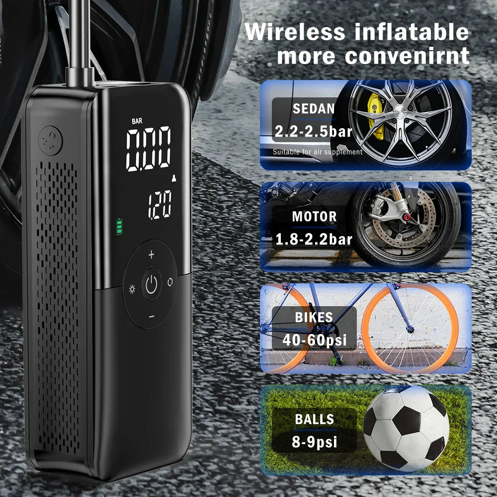 Portable Electric Air Pump – Fast Inflation, Compact and Powerful