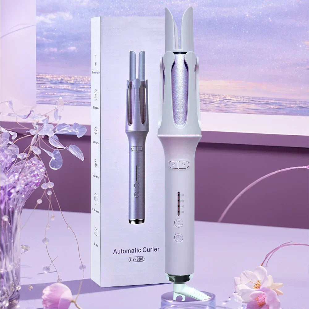 Automatic Hair Curling Iron Anti-tangle Hair Curler 32mm Long Barrel Ceramic Hair Curling Iron with Adjustable for Women for Diy - SHOPPING YARD