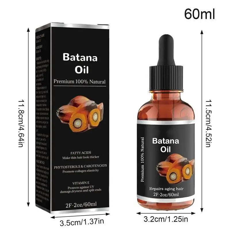 Natural Pure Batana Oil For Hair Growth Batana Oil Hair Oil Hair Loss Organic Batana Oil Hair Growth For Black Men & Women - SHOPPING YARD