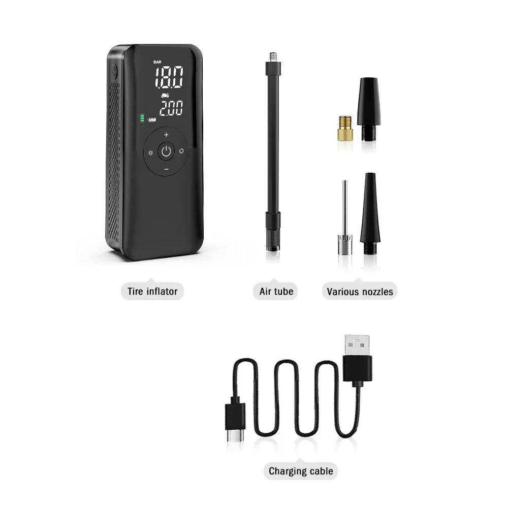 Portable Electric Air Pump – Fast Inflation, Compact and Powerful
